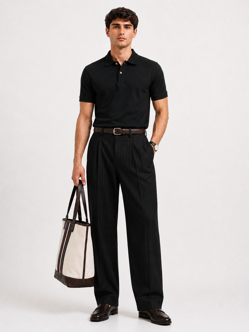 BANARA RELAXED PIQUE POLO