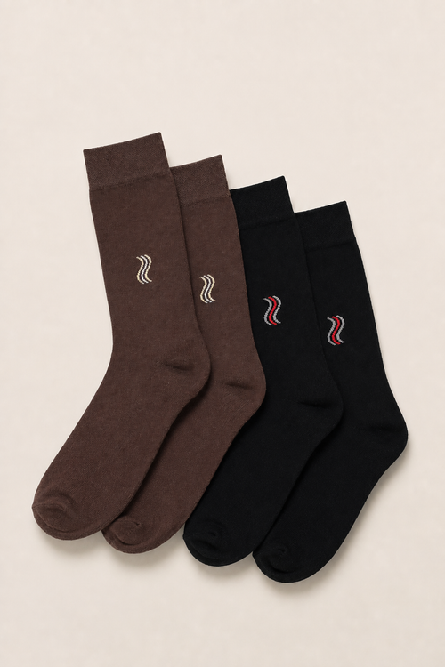 Retainer V1 No-Smell Cotton Socks (Pack of 2)