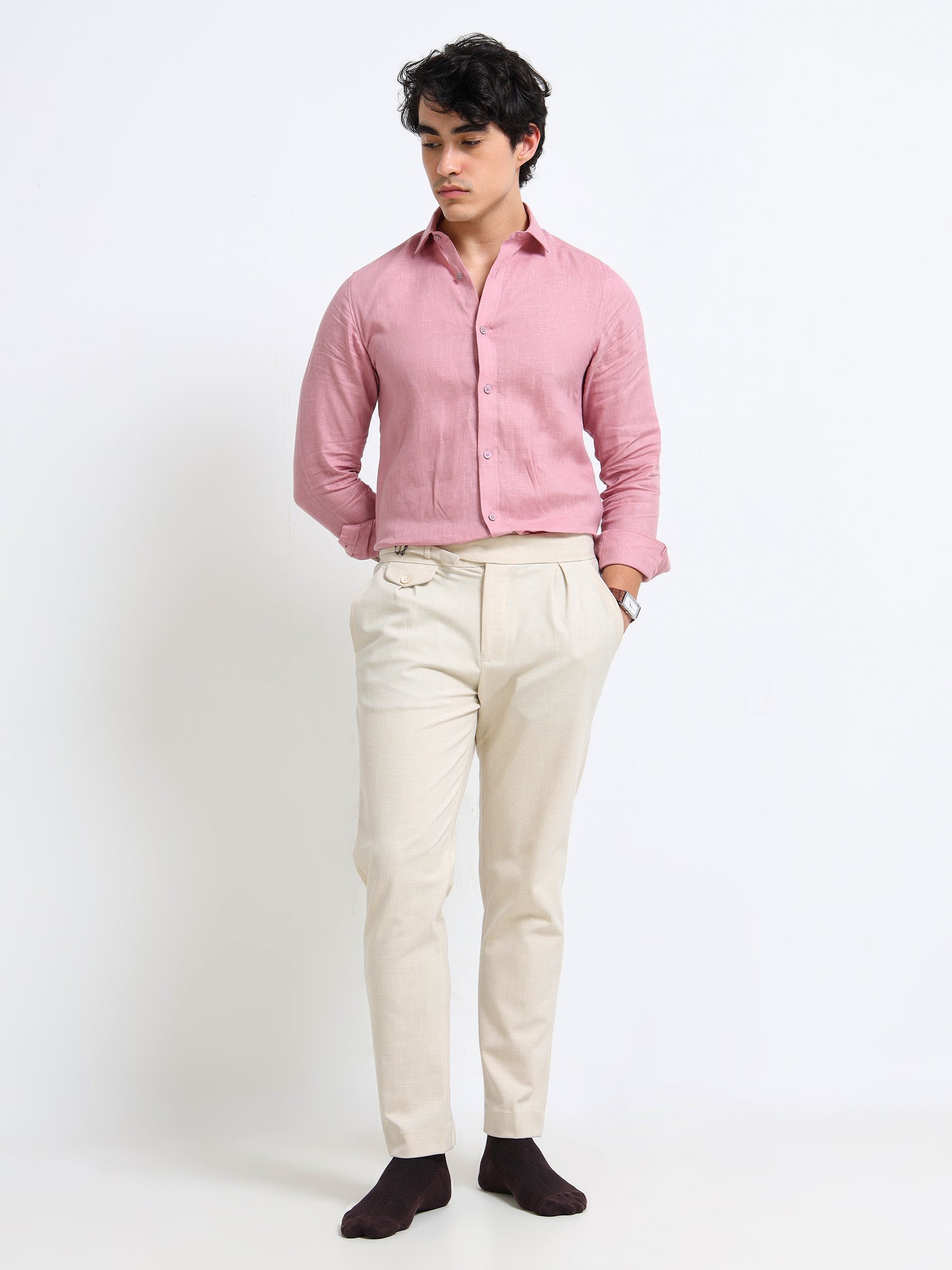 RELAXED-FIT LINEN SHIRT
