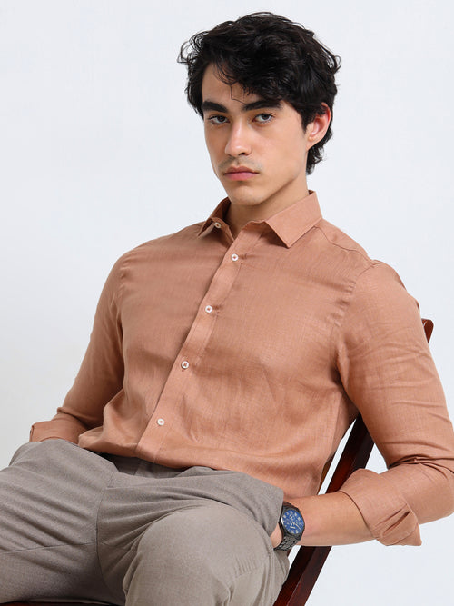 RELAXED-FIT LINEN SHIRT