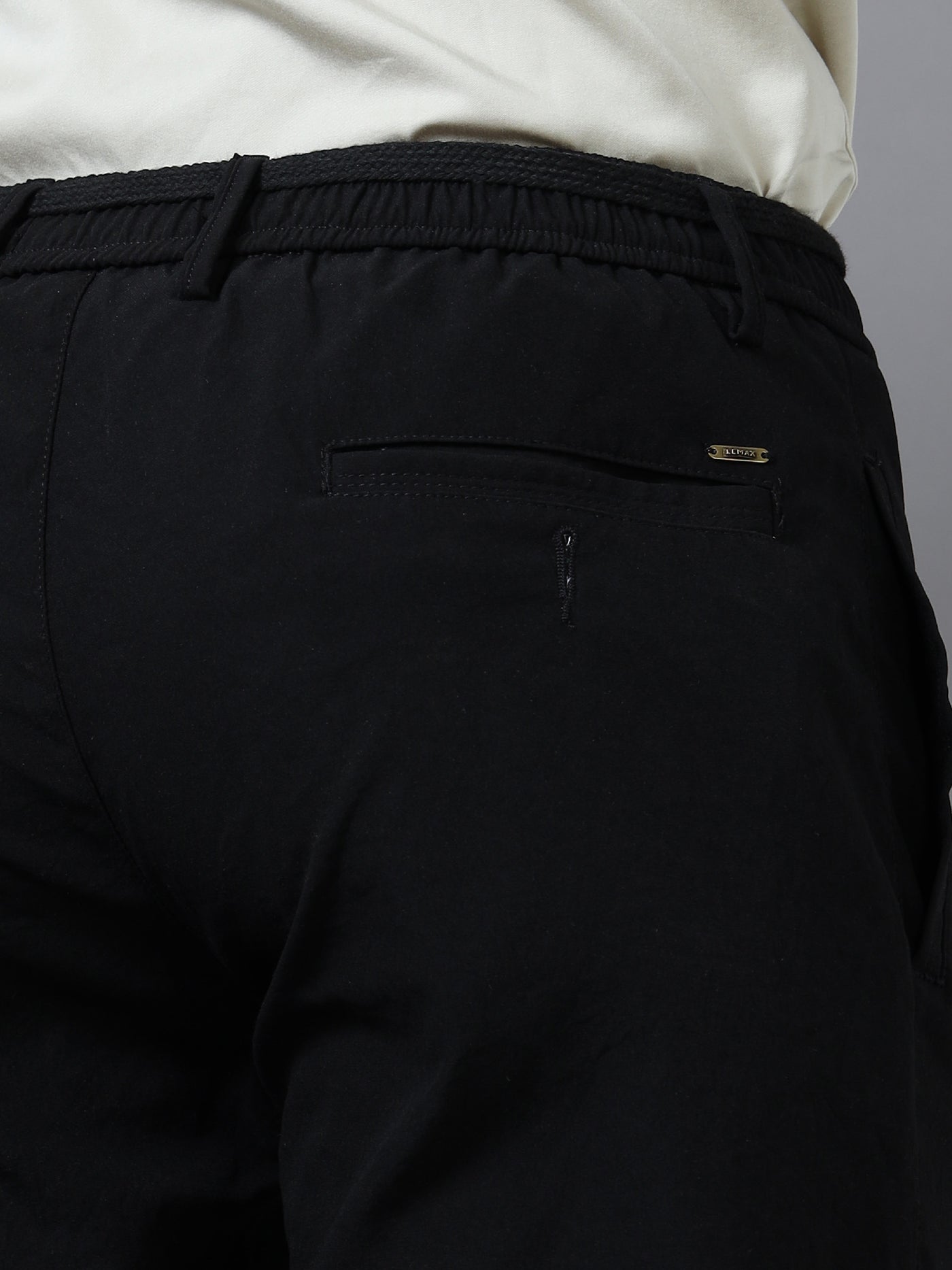 Elegant Classic Drawstring Tailored Trousers