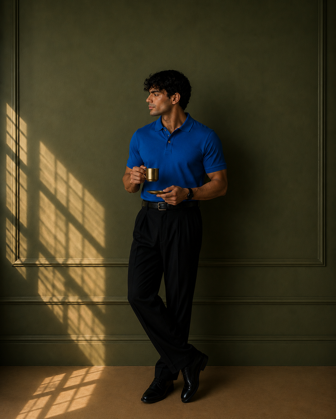 BANARA RELAXED PIQUE POLO
