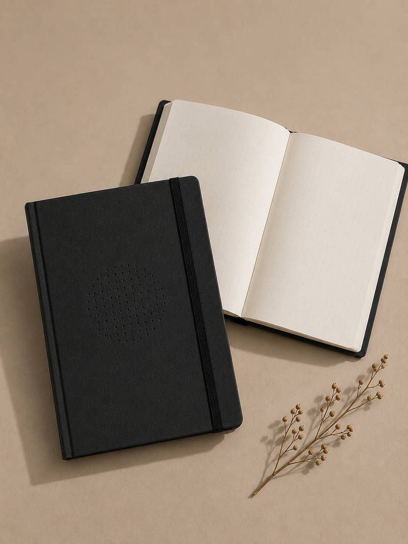 Hardbound Blank Notebook E101