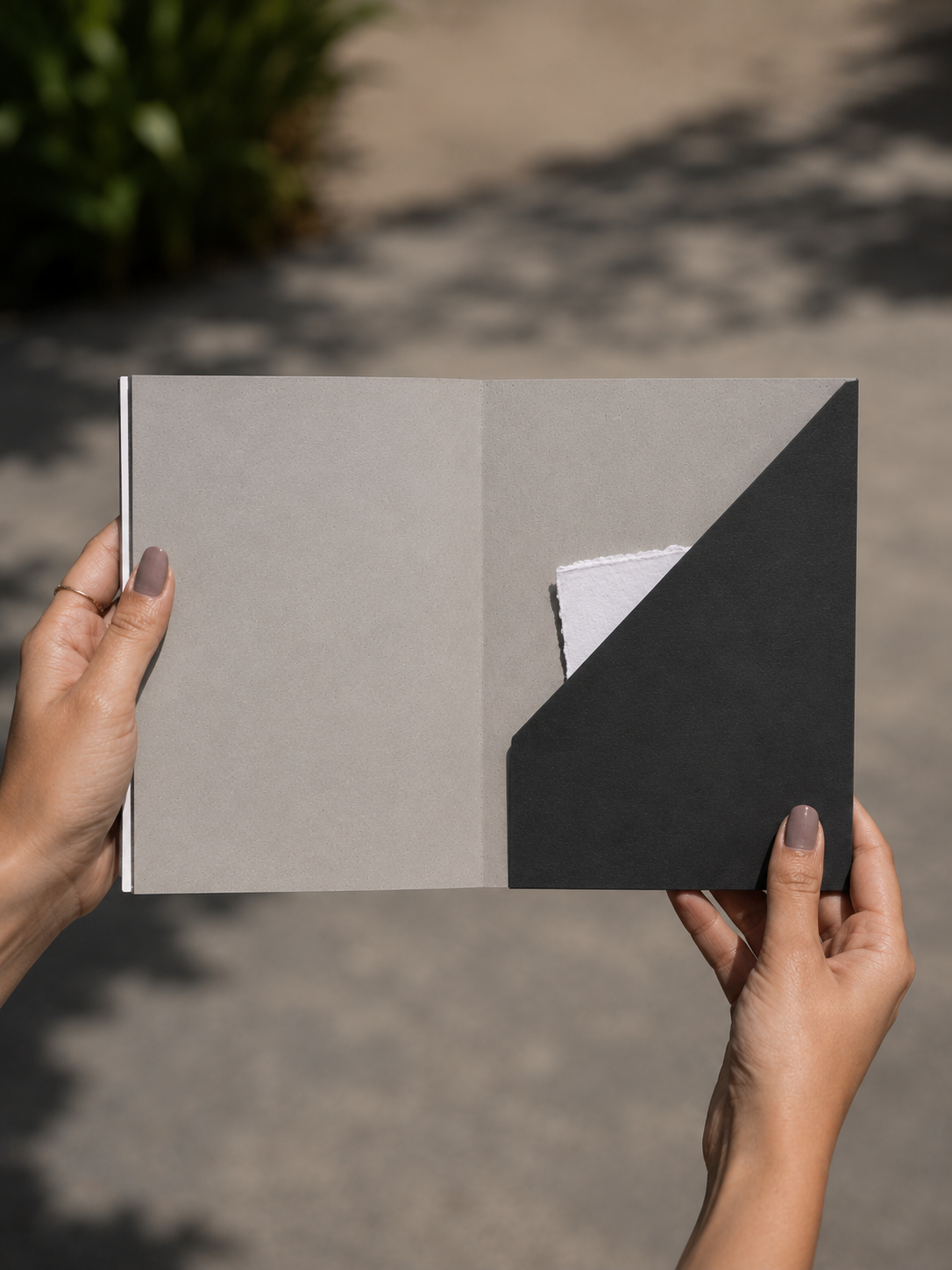 Hardbound Blank Notebook E101