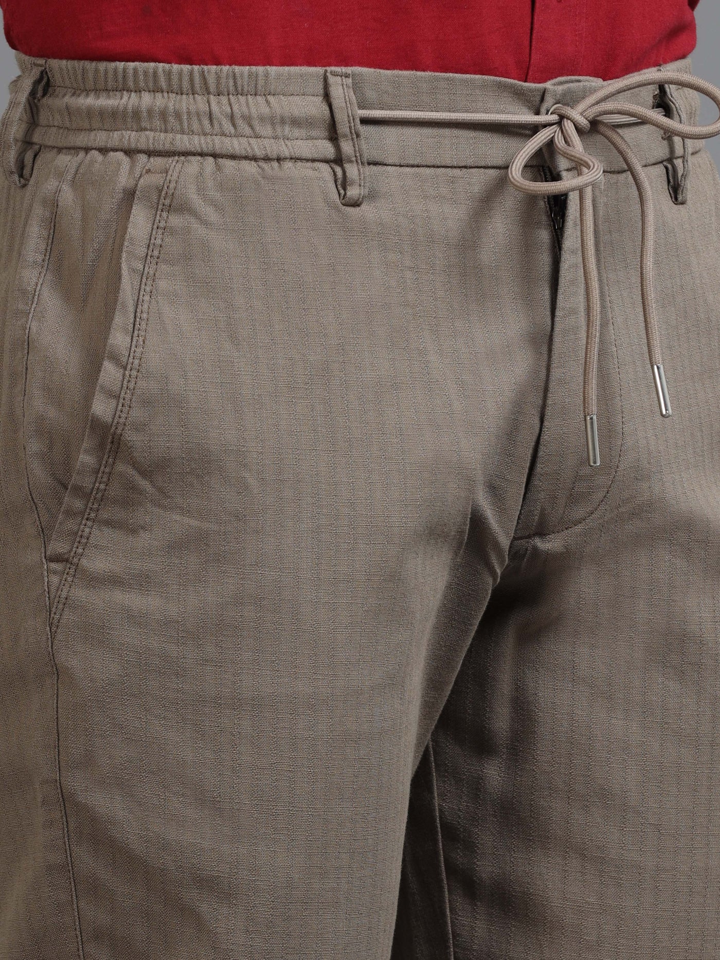 Classic Stripe Relaxed Fit Drawstring Trouser