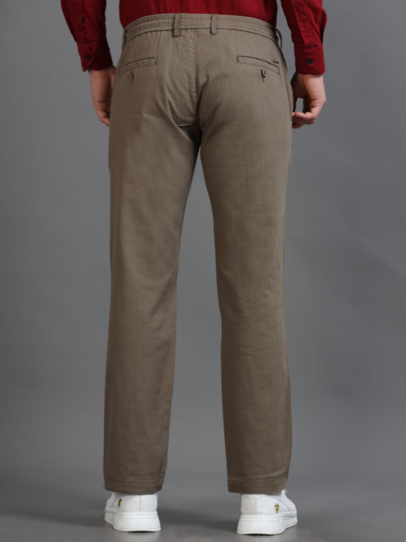 Classic Stripe Relaxed Fit Drawstring Trouser