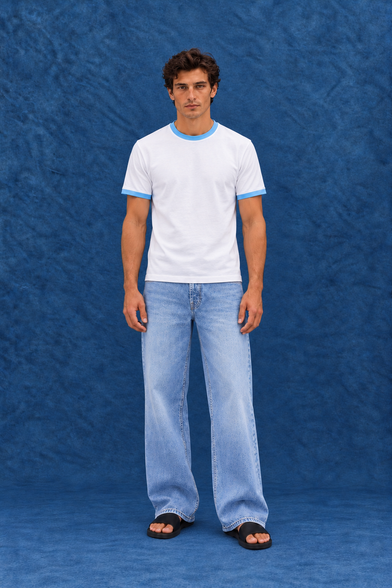 RELAXED FIT RINGER TEE