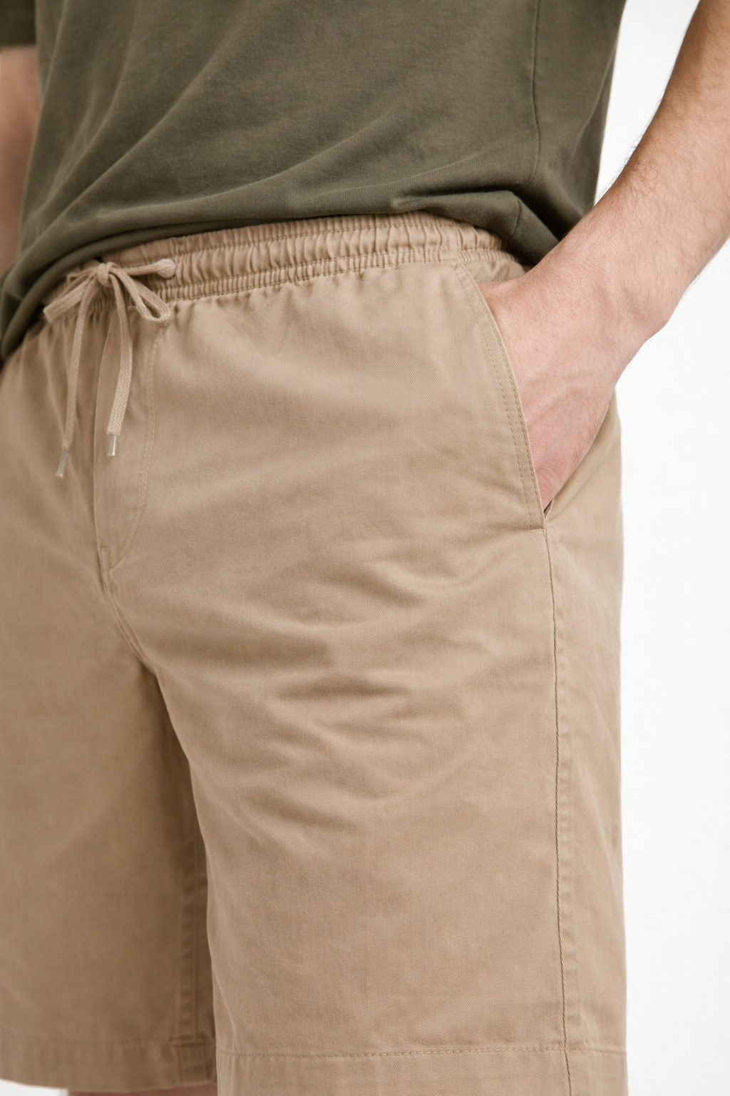 Men's Relaxed Fit Drawstring Casual Shorts