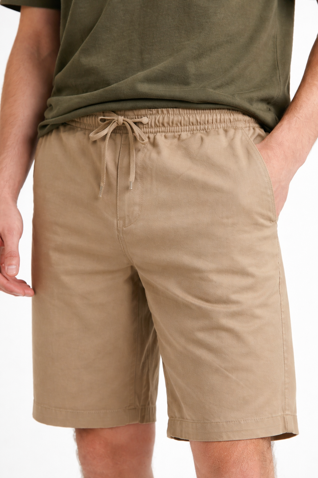 Men's Relaxed Fit Drawstring Casual Shorts