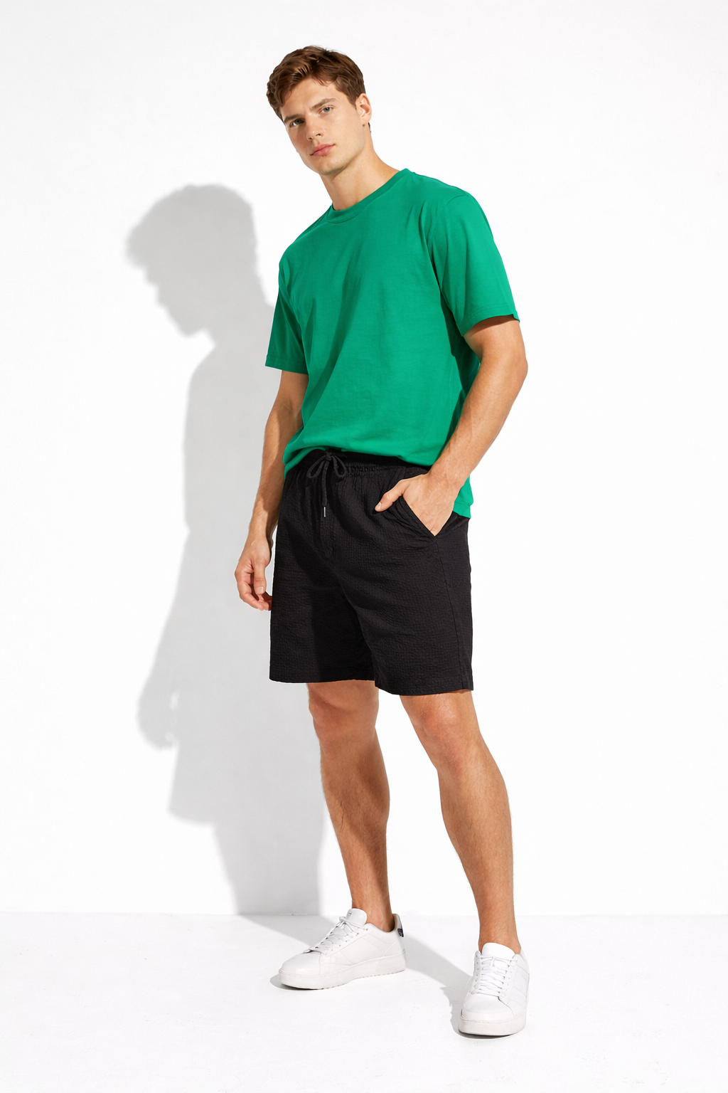 Men's Classic Seersucker Drawstring Shorts