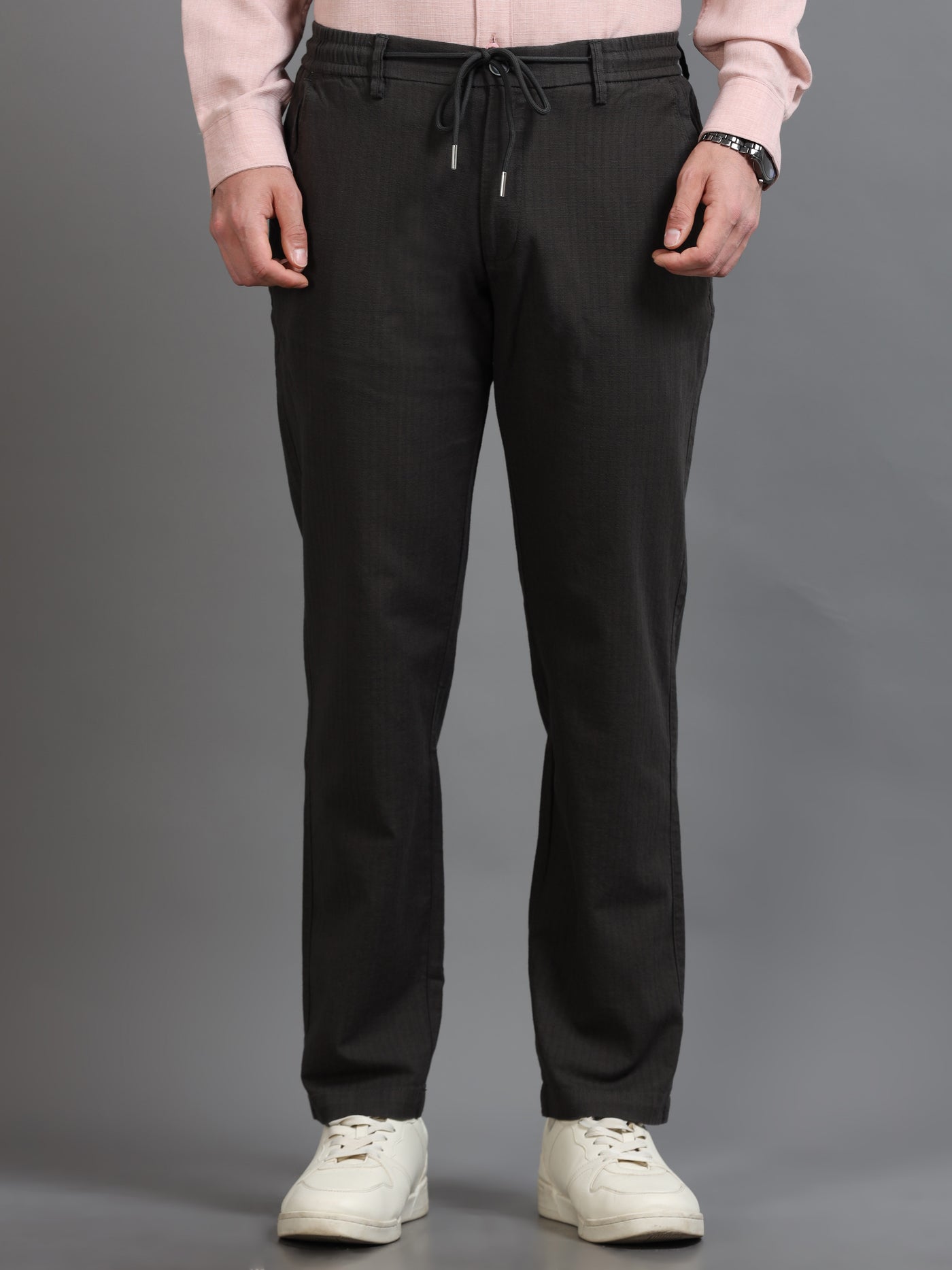 Classic Stripe Relaxed Drawstring Trouser