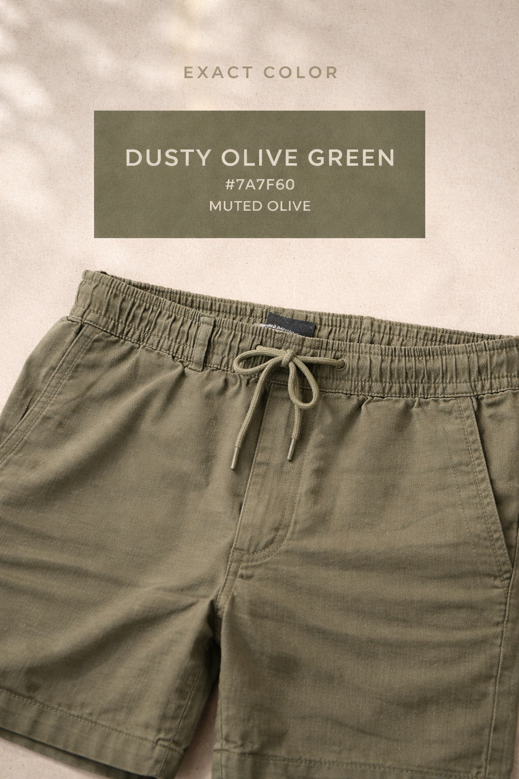 Men's Relaxed Fit Drawstring Casual Shorts