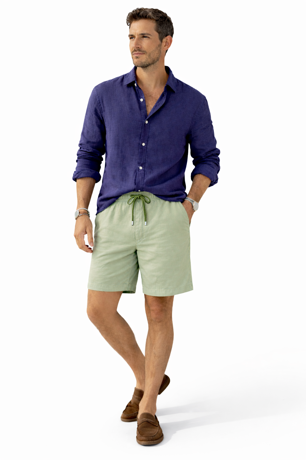 Men's Comfort fit Elastic Drawstring Shorts