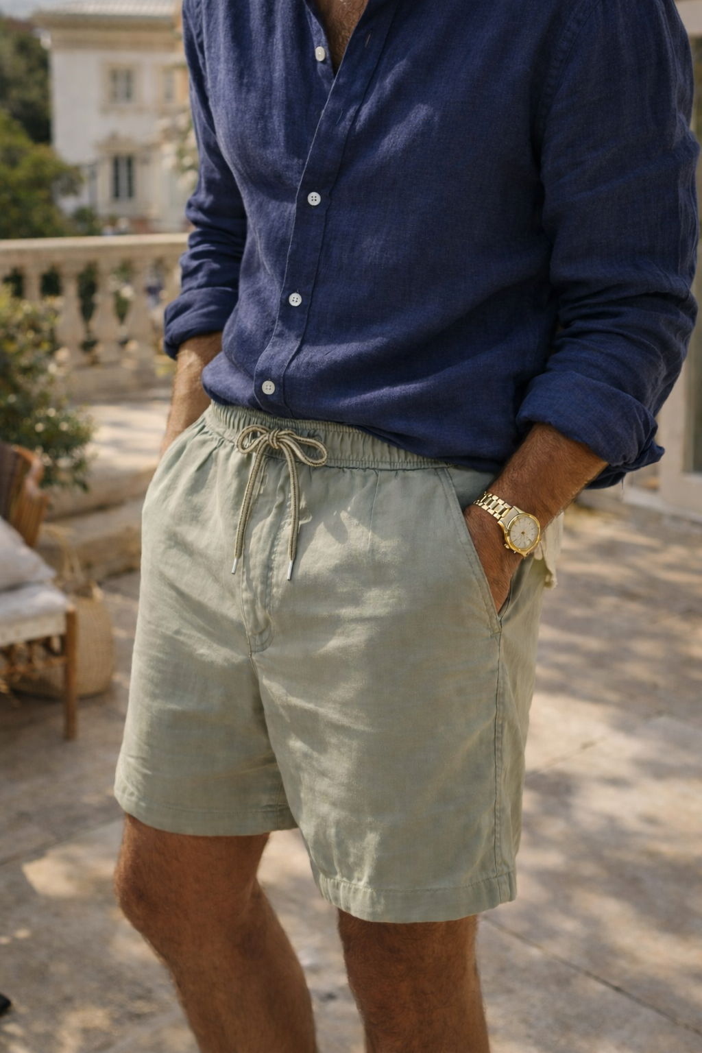 Men's Comfort fit Elastic Drawstring Shorts