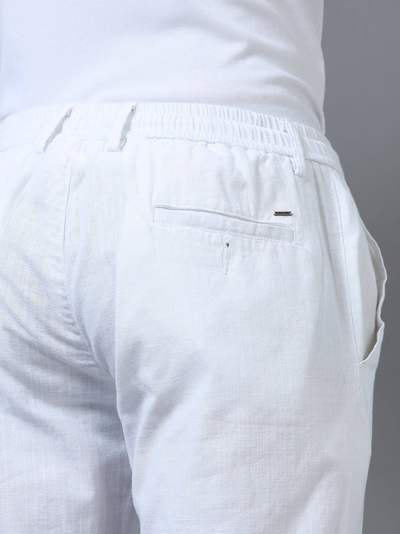 Classic Stripe Relaxed Fit Drawstring Trouser
