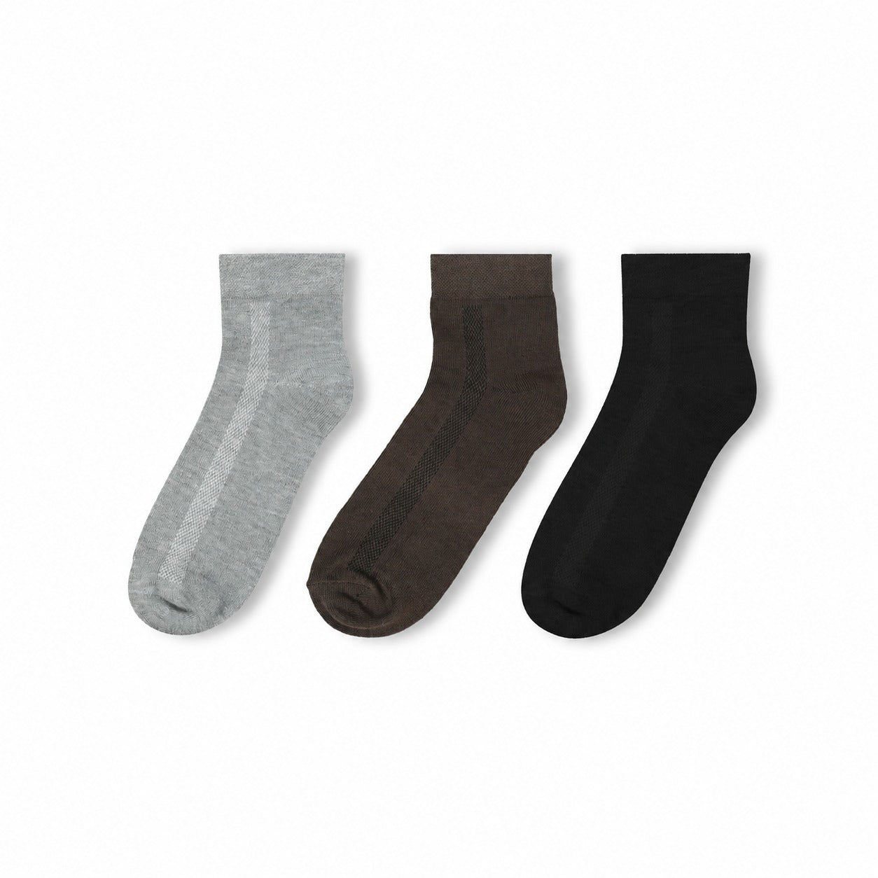 COSMO A2 No-Smell Cotton Socks (Pack of 3)