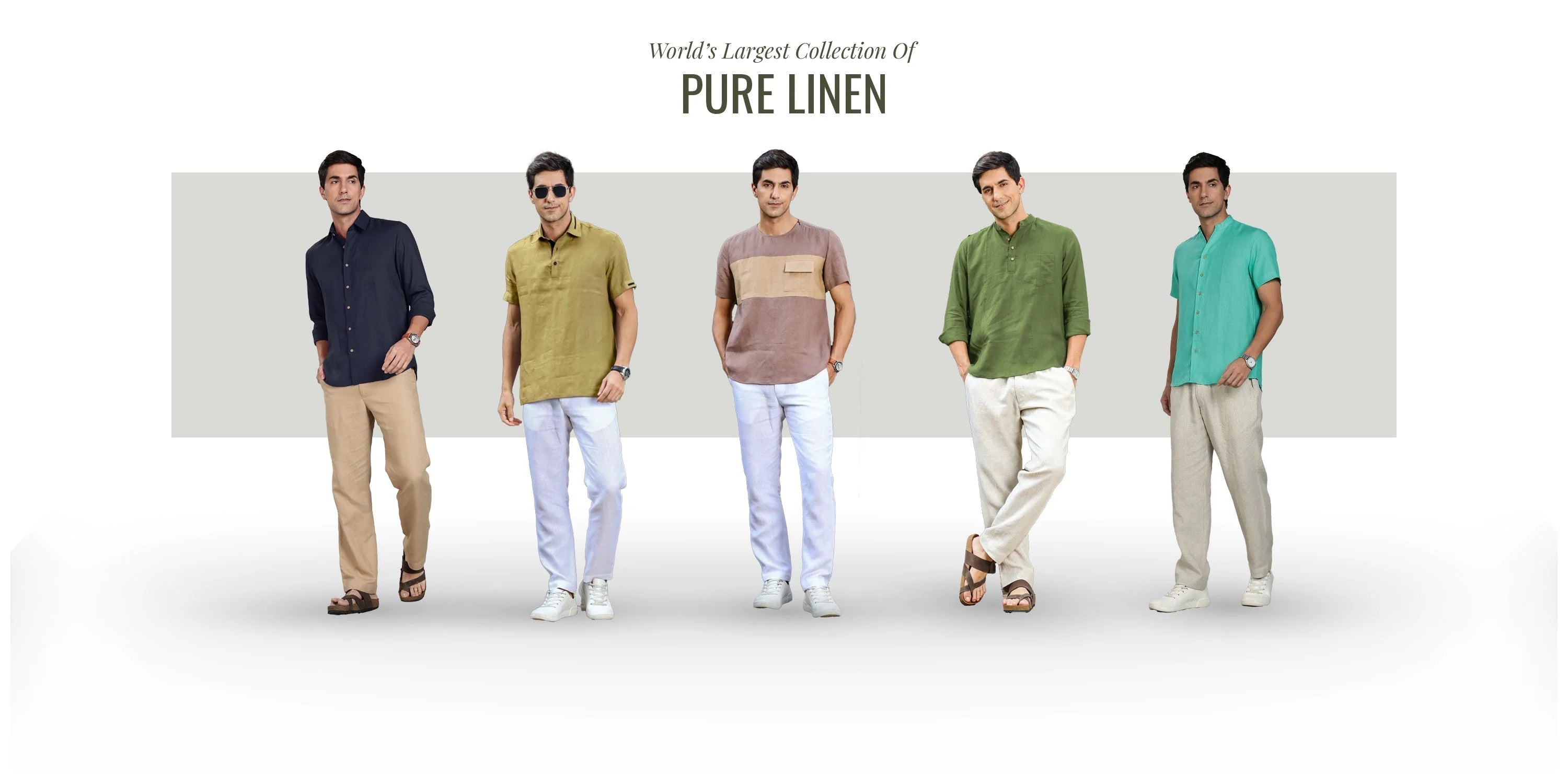 World's Largest Collection Of Pure Linen